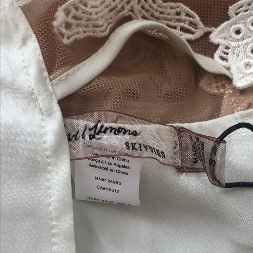NEW • For Love & Lemons • Bordeaux Appliqué Panty - Picture 6 of 7